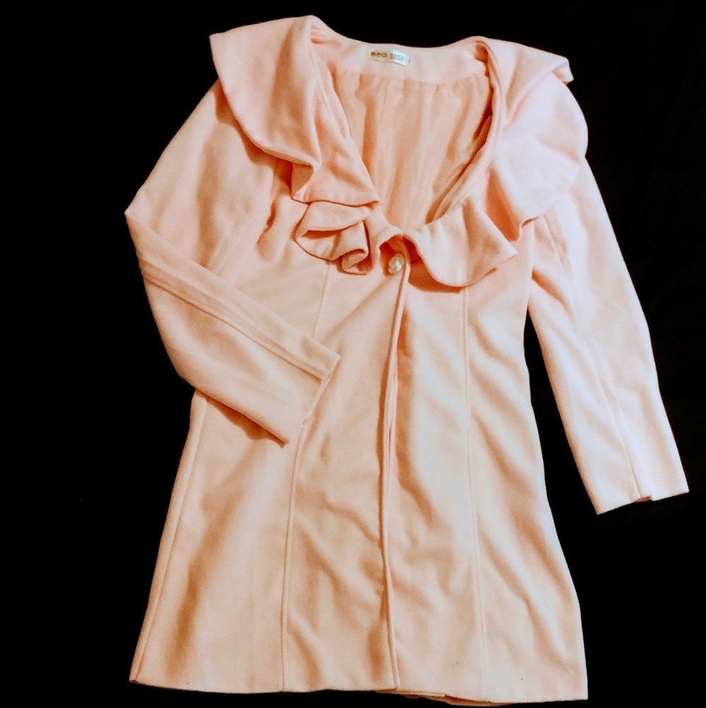 Pink Wool Coat